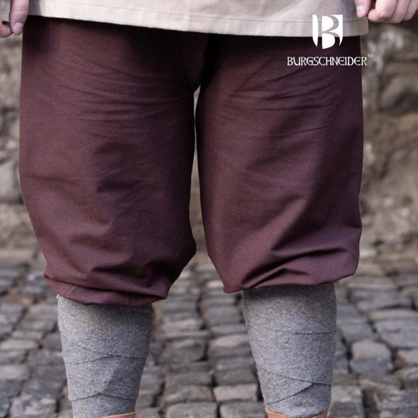 Viking Pants, Herringbone, brown, Viking Trousers, Rus Pants