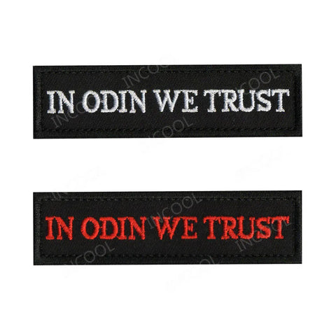 In Odin We Trust Hook and Loop Patch