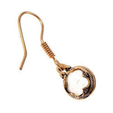 Bronze Gotland Sphere Earrings-Earrings-Bronze and Brass, Viking-Sun Fox