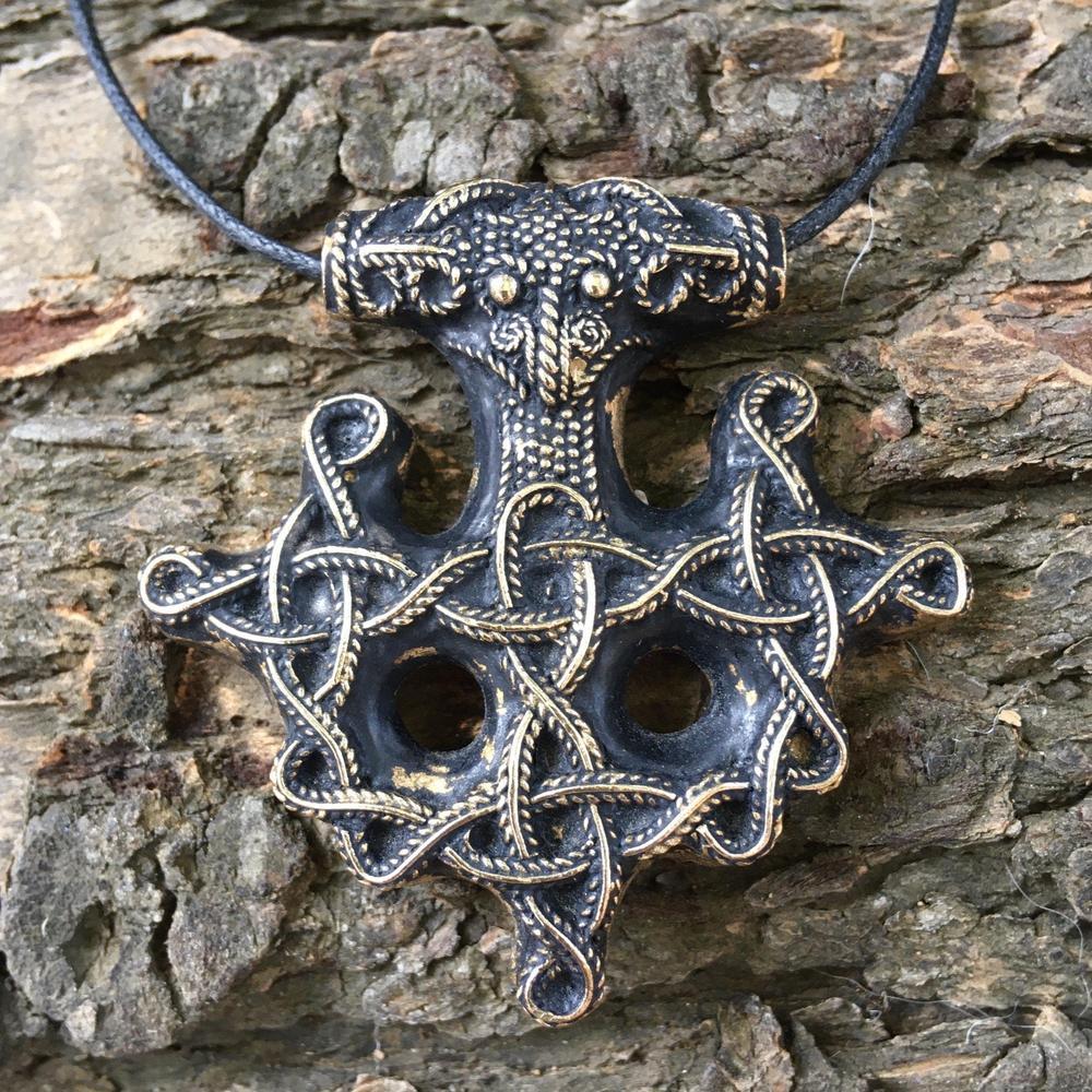 Hiddensee Amulet-Pendants-Bronze and Brass, Viking-Sun Fox