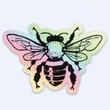 Holographic Bee Sticker-Stickers-Sun Fox