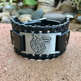 Leather Viking Bracelets-Bracelets-Viking-Sun Fox