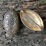 Jelling Style Tortoise Brooches-Bronze-Pins and Brooches-Bronze and Brass, Viking-Sun Fox