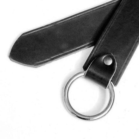 Medieval Ring Belt-Black-Belts-Silver-Sun Fox