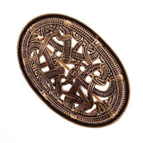 Openwork Jelling Style Tortoise Brooches-Bronze-Pins and Brooches-Bronze and Brass, Viking-Sun Fox