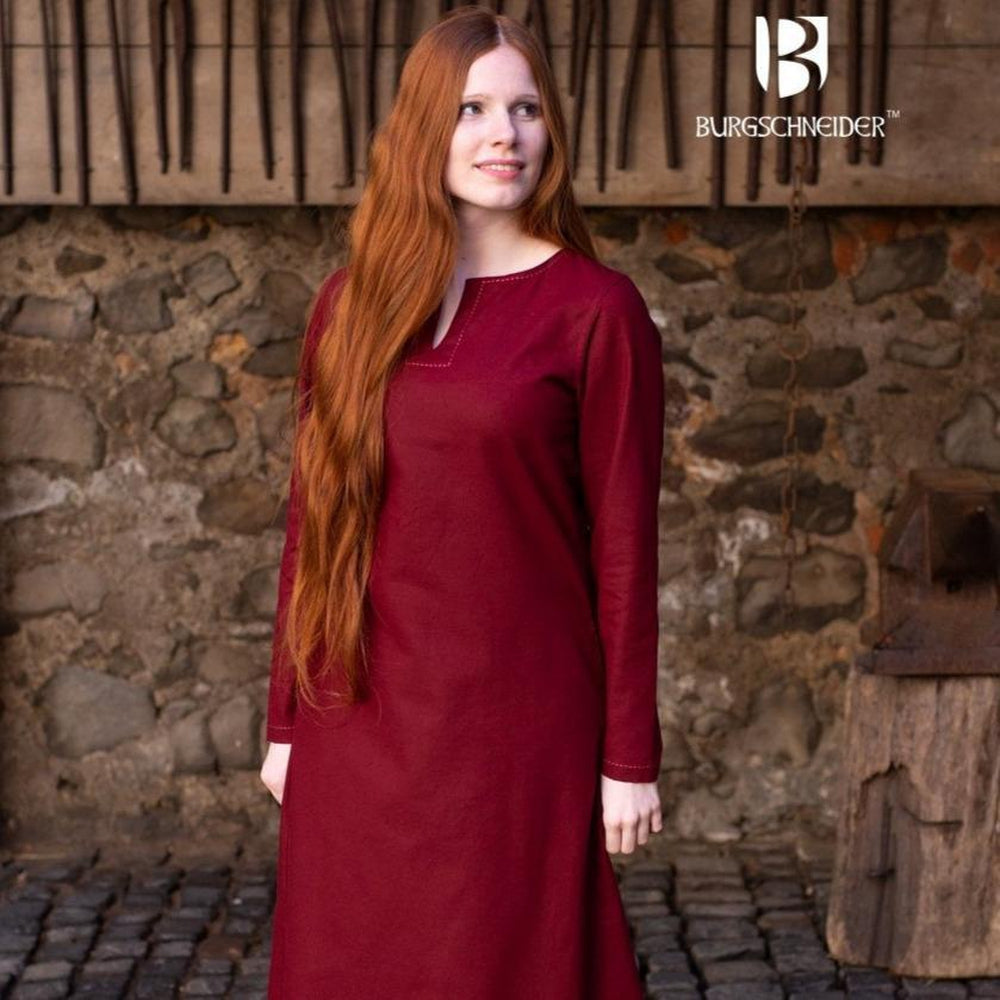 Freya - Viking Cotton Underdress - Black